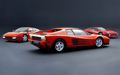24# Zoom sur… Ferrari Testarossa, 512 TR, F512 M : une même lignée, une même légende.